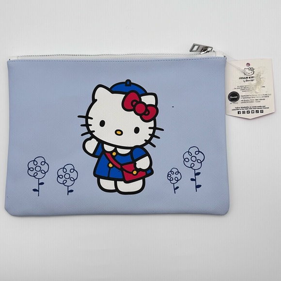 Sanrio Hello Kitty Large Slim Pencil Pouch 10”x7” - Picture 2 of 5